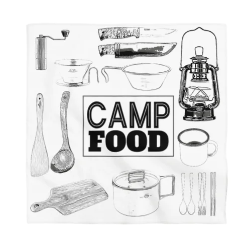 CAMP FOOD バンダナ