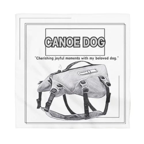 CANOE　DOG　ライフジャケット バンダナ