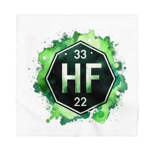 元素シリーズ　~ハフニウム Hf~ バンダナ