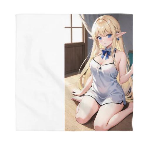 金髪エルフ美女 Bandana