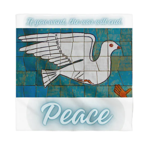 Peace　平和の鳩 Bandana