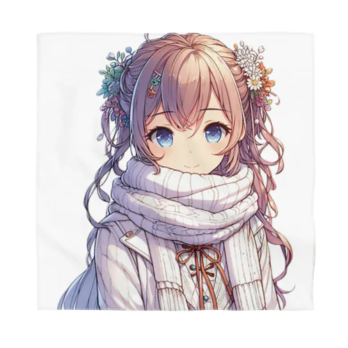 マフラー姿の女の子 Bandana