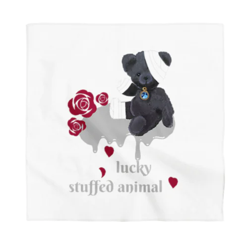 lucky stuffed animal クマ Bandana