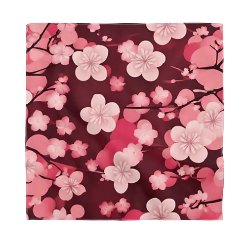 桜の花びら Bandana