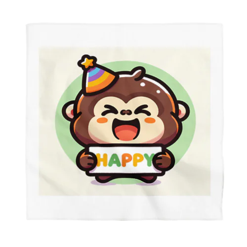 happyゴリラ Bandana