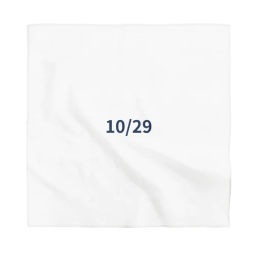 日付グッズ　10/29バージョン Bandana