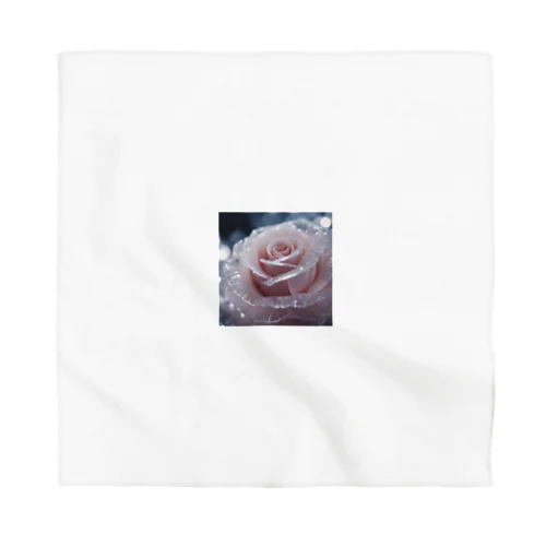 幻想的な氷の薔薇 Bandana