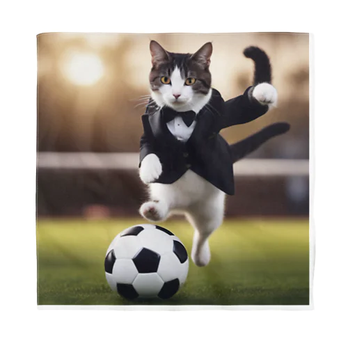 タキシード猫（サッカー） バンダナ