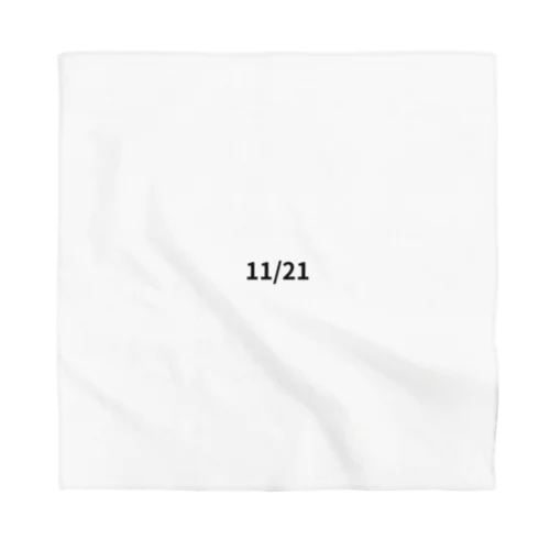 日付グッズ　11/21 バージョン Bandana