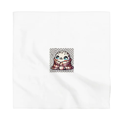 ブランケットにくるまるゴマフアザラシ Bandana