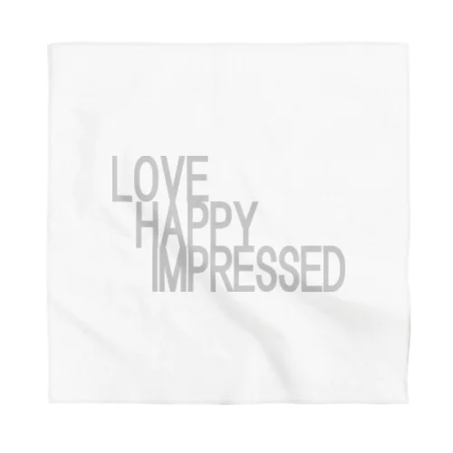 愛　幸せ　感動　love　happy　impressed バンダナ