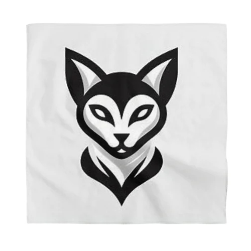 猫ロゴ Bandana