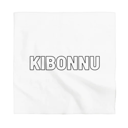  KIBONNUロゴ Bandana