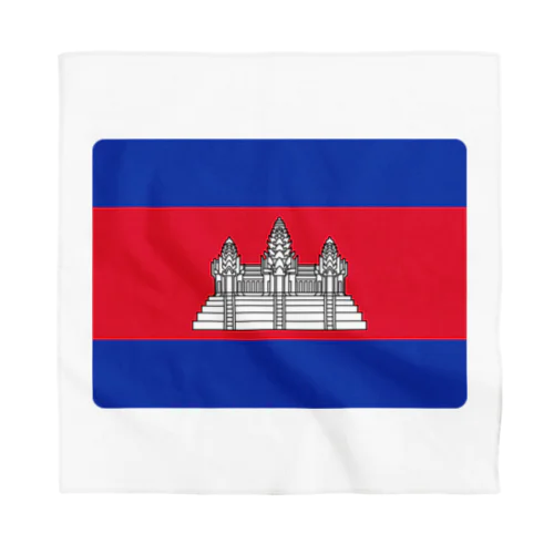 カンボジアの国旗 バンダナ