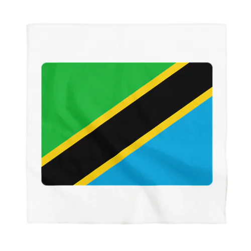 タンザニアの国旗 バンダナ