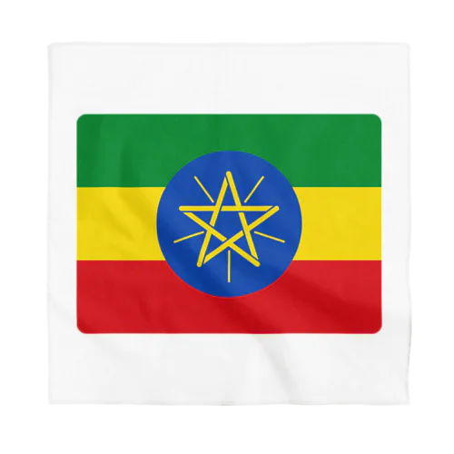 エチオピアの国旗 バンダナ