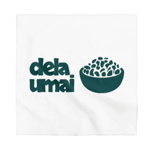 dela umai ライスTシャツ バンダナ