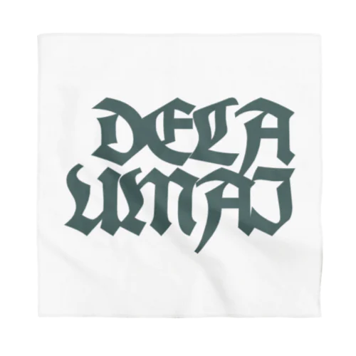 dela umai ロックロゴTシャツ バンダナ