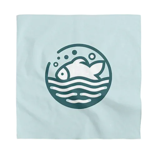 シンプルなお魚 Bandana