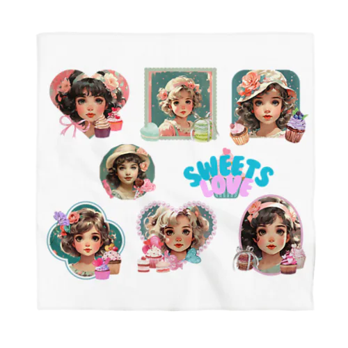 Sweets love girl〜ステッカーデザイン〜 Bandana