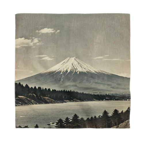 古風な富士山 Bandana