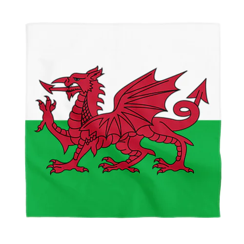 ウェールズの旗 バンダナ