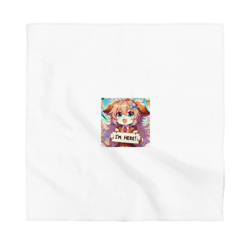 犬 ワンコ カワイイ絵 Bandana