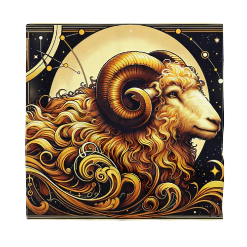 星めぐり《Aries・牡羊座の神話》 Bandana