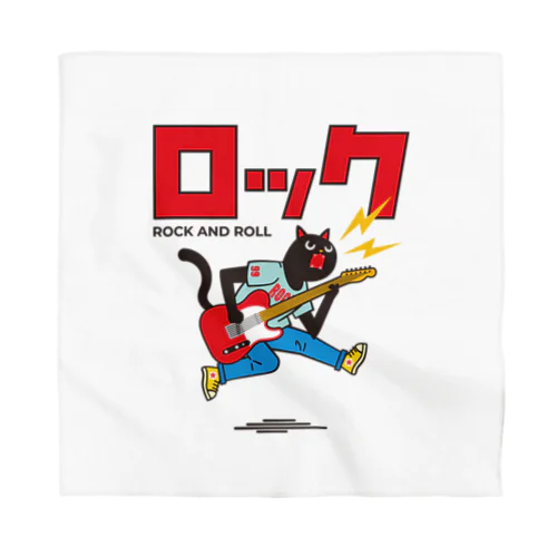 ロケンロールねこ Bandana