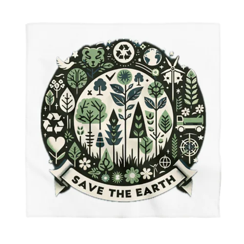 SAVE THE EARTH バンダナ