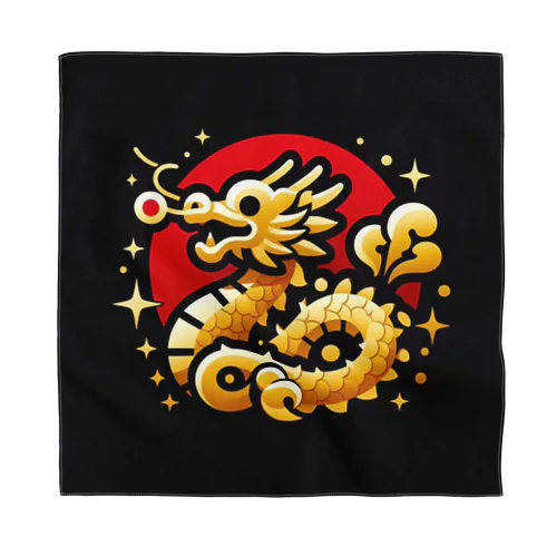 幸運を呼ぶ金龍ちゃん🐉 Bandana