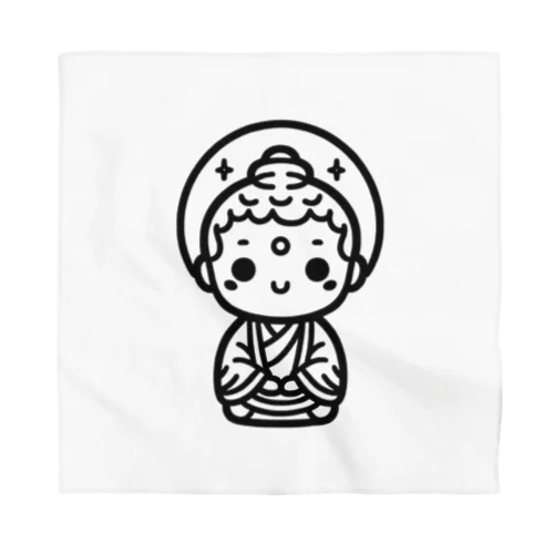 かわいい菩薩のシンプルイラスト Bandana