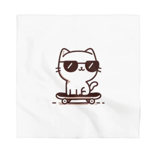 スケボー猫 Bandana