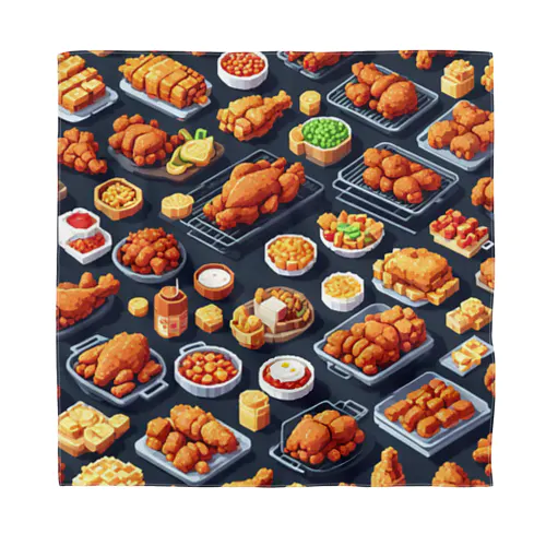 ドット絵シリーズ９チキン祭りゴージャスver. Bandana