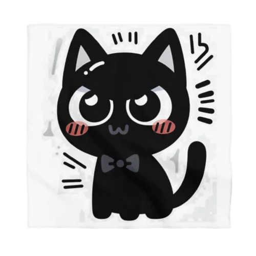 開運黒猫　NIGER  ニゲル Bandana