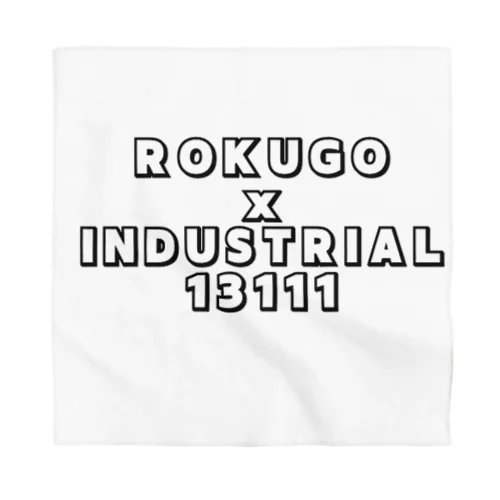 ROKUGOxINDUSTRIAL 스카프