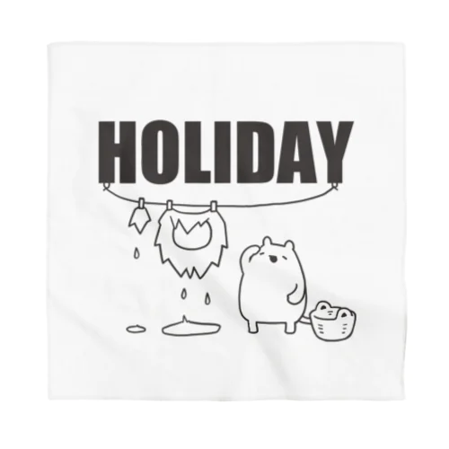 【HOLIDAY】ライオンさんの休日 Bandana