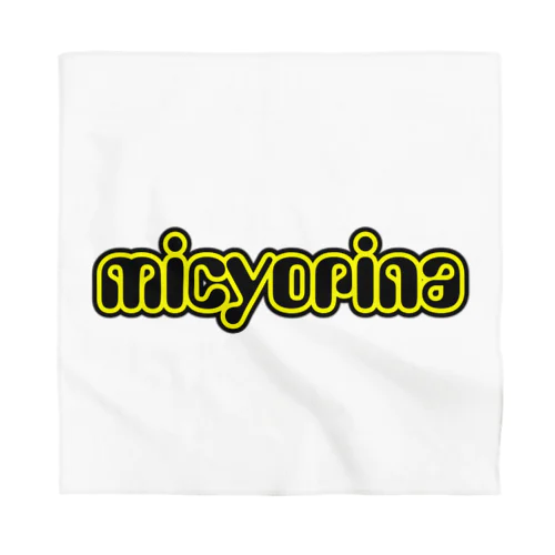 micyorina オリジナル logo Bandana