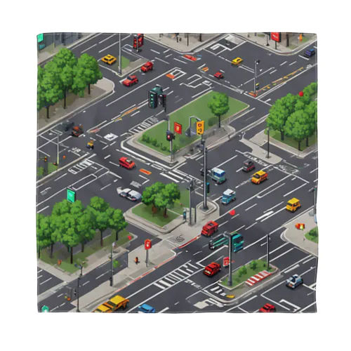 「都会の信号 道路マップ」 Bandana