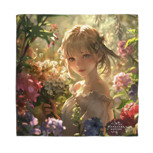 Fantasy Flower Field - Girl's Smile Bandana