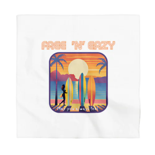  FREE 'N' EAZY  Tropical1 Bandana