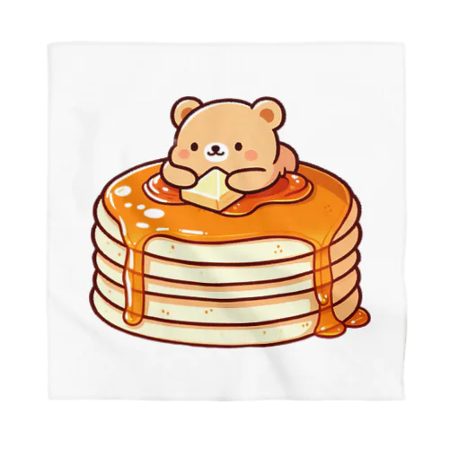 ホットケーキとクマさん Bandana