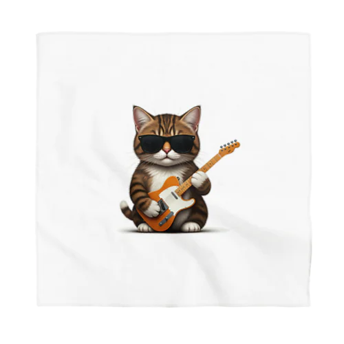 ちょいワル猫ギタリスト Bandana