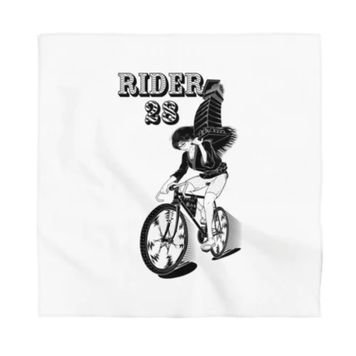 rider28 #1 (black ink) Bandana