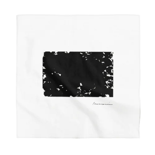 白川香翠　墨の雑貨　海苔 Bandana