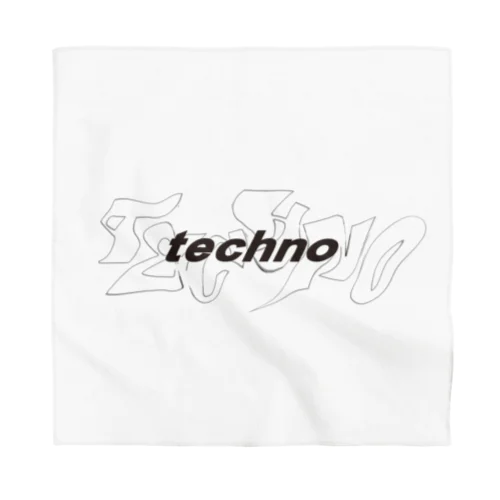 10_techno Bandana