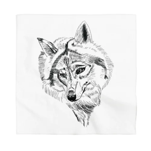 Wolf Bandana