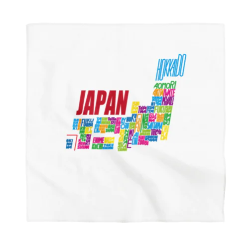 日本地図 Bandana