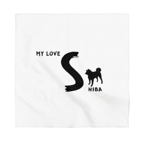 MY LOVE SHIBA（柴犬） Bandana