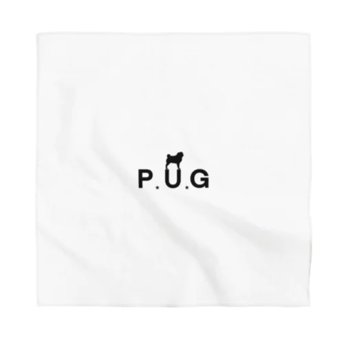 pugロングTシャツ Bandana